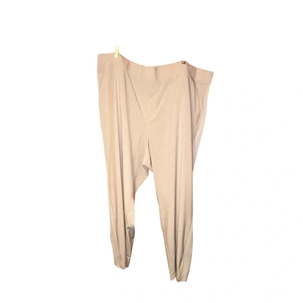 Athleta Womens Plus Brooklyn Ankle Pants Tan Size 26‎ Stretch Lightweight Travel